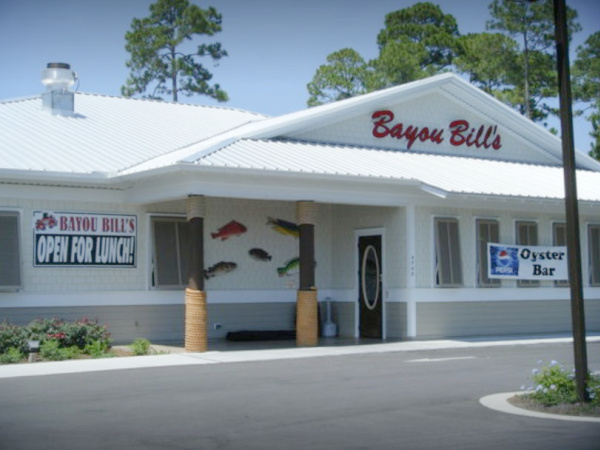 Bayou Bill's Crab House in Highway 30-A Florida