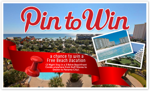 Pin To Win contest on BeachGuide.com