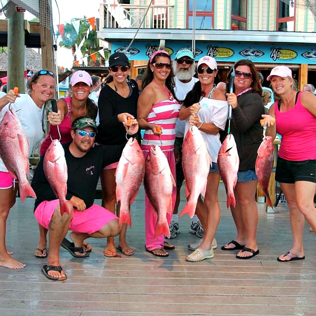 A group of anglers with catch at the Destin Fishing Rodeo, one of many annual Gulf Coast events