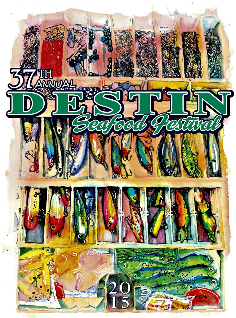 Destin Seafood Festival 2015 official poster