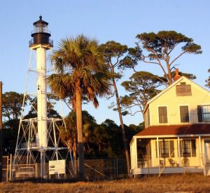 Cape San Blas Lighthouse in Cape San Blas Florida