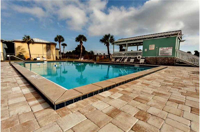 Pool view at Gulf Terrace in Destin FL