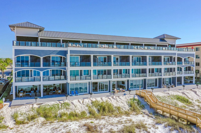 Modern sophisticated style greets vacationers at Henderson Beach Villas