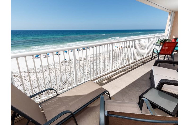 Relax and watch the waves at Islander Beach Resort  in Fort Walton Beach Florida