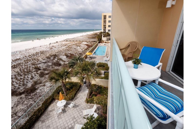 Amazing views from the balcony at Pelican Isle Condos in Fort Walton Florida