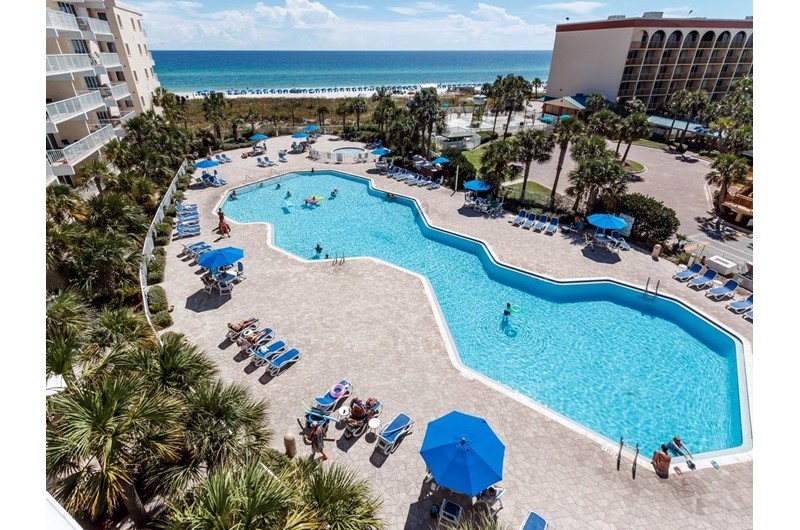One of the pools at Destin West Beach & Bay Resort  in Fort Walton Florida