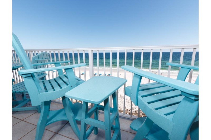 Beautiful Gulf front view from Islander Beach Resort  in Fort Walton Beach Florida