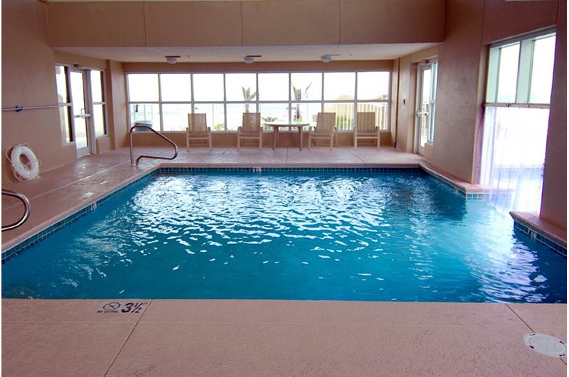 Indoor swimming pool at Crystal Shores Gulf Shores