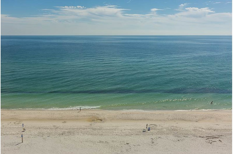 Look at the Gulf from Edgewater West in Gulf Shores Alabama