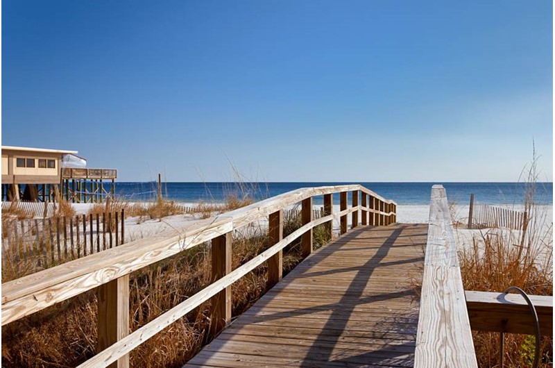 Easy access to the beach from Seawind in Gulf Shores Alabama