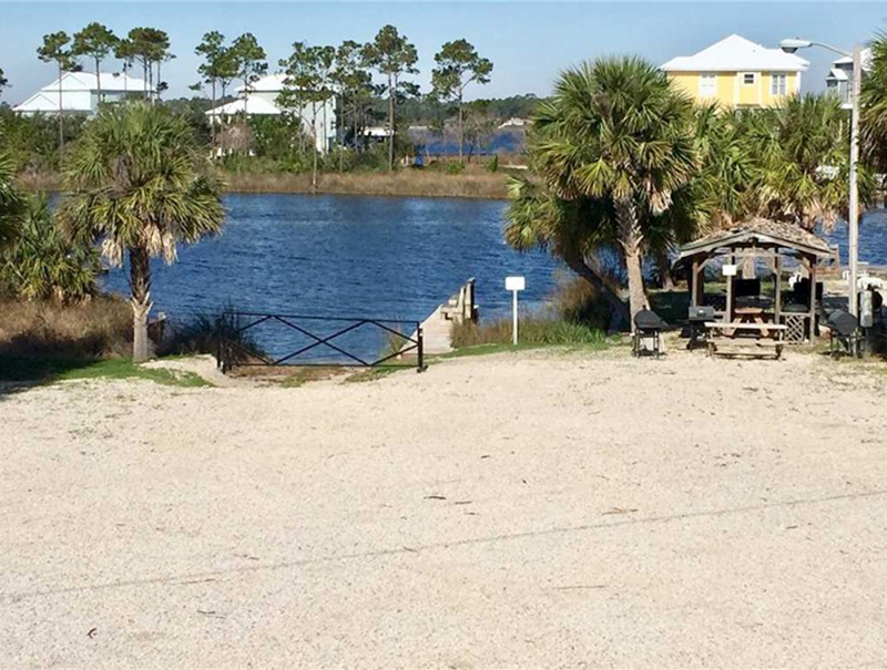 Nice water view at The Cove in Gulf Shores Alabama