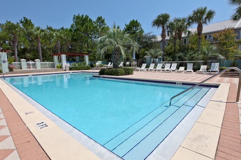 Nice pool at Gulf Place Cabanas in Santa Rosa Beach FL