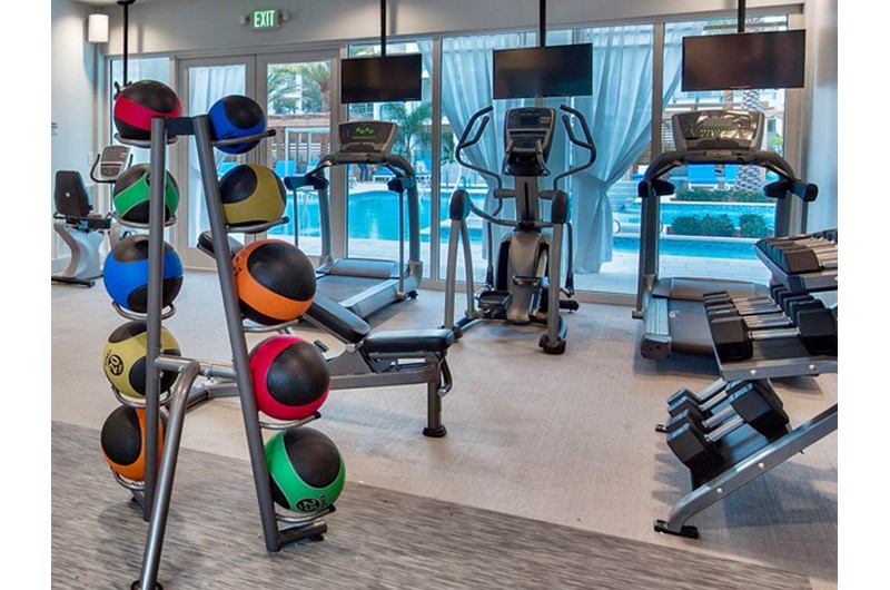 Get you work out done in the gym at The Pointe in Hwy. 30 A Florida