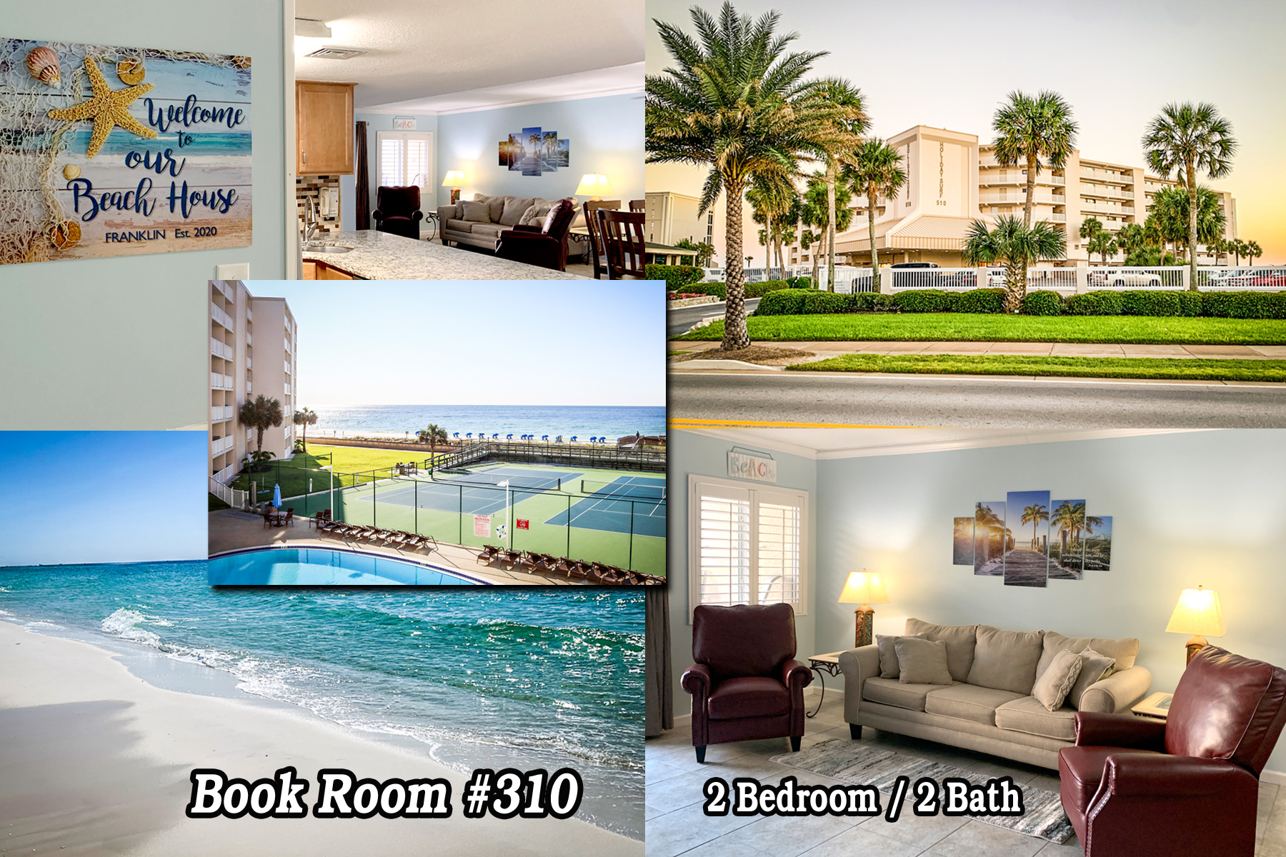 Holiday Surf & Racquet Club 310 Condo rental in Holiday Surf & Racquet Club in Destin Florida - #1
