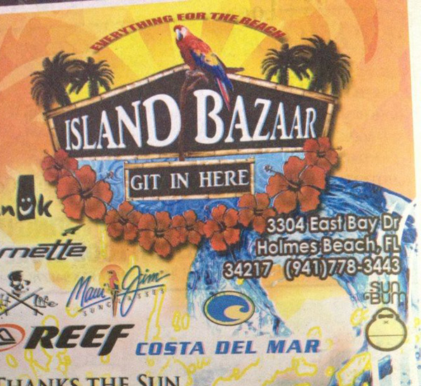 Island Bazaar in Anna Maria Island Florida