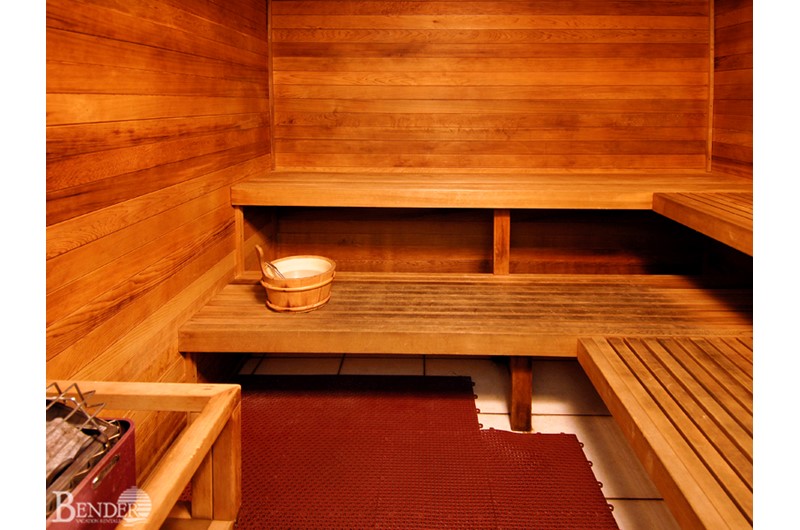 Nice sauna at Island Royale in Gulf Shores AL