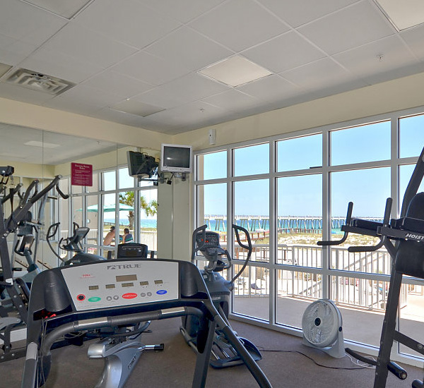 Fitness center at Summerwinds Resorts in Navarre Florida