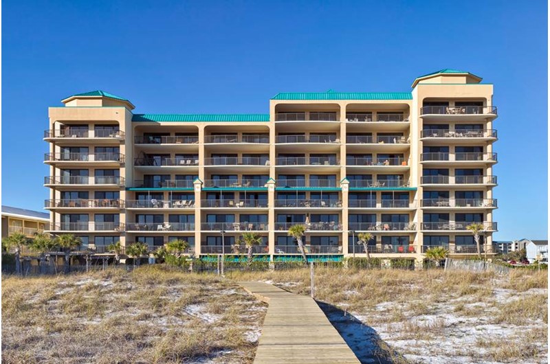Grand Pointe in Orange Beach Alabama is directly Gulf front