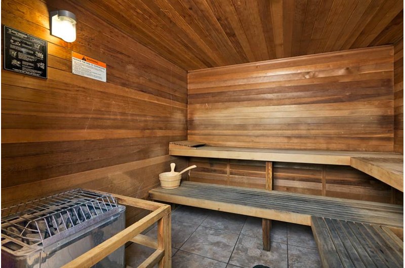Grand Pointe in Orange Beach Alabama has a sauna to relax in