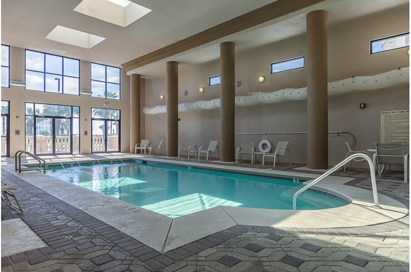 Perfect indoor pool at Legacy Key in Orange Beach Alabama