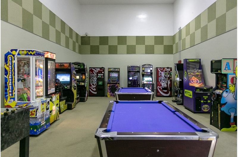 The kids will love the game room at Phoenix Condominiums in Orange Beach Alabama