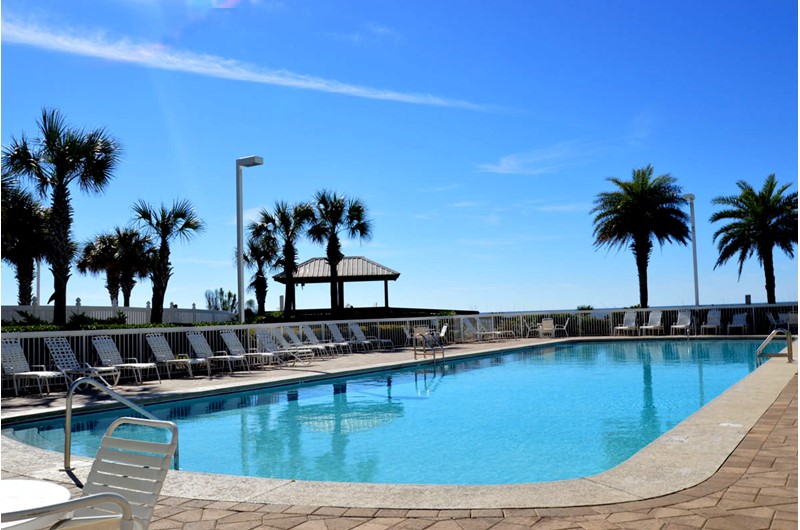 Huge pool to enjoy at Seaside Beach and Racquet Club in Orange Beach AL