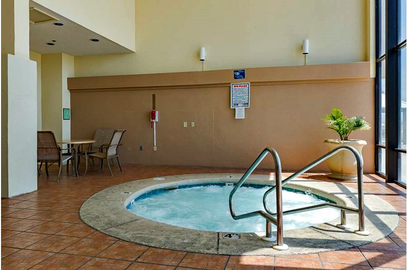 Outdoor Hot Tub at Summerchase Condominiums in Orange Beach AL