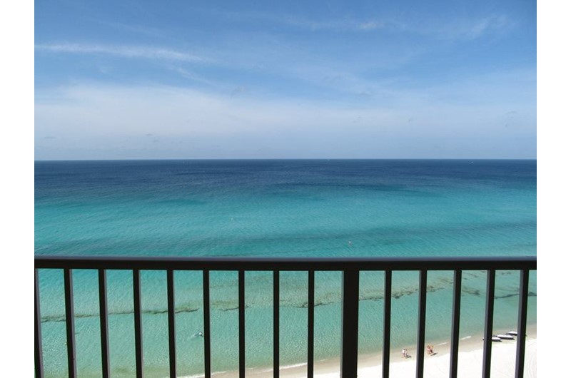Gorgeous view from the balcony at Tradewinds Condominiums in Orange Beach Alabama