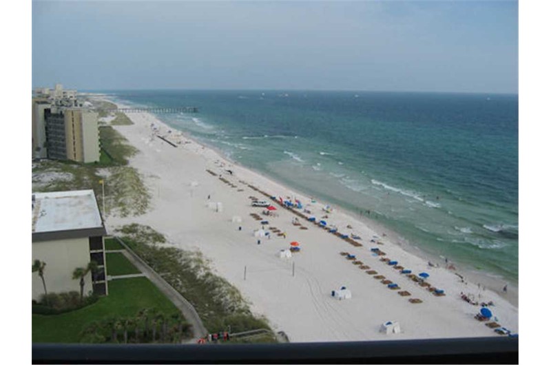 Enjoy an amazing view from Commodore Rentals in Panama City Beach Florida