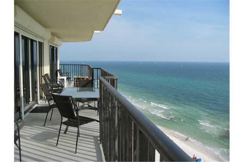 Great view from Commodore Rentals in Panama City Beach Florida