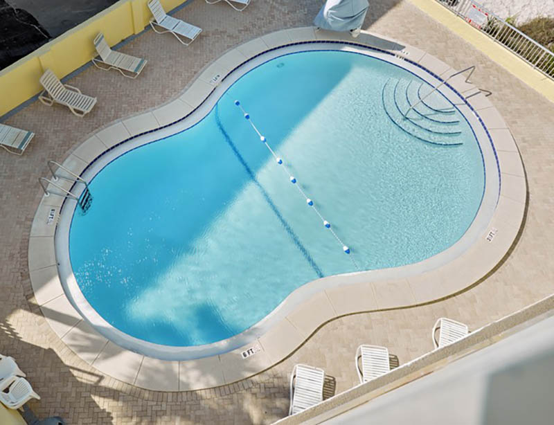 Great pool at Continental Condos in Panama City Beach FL