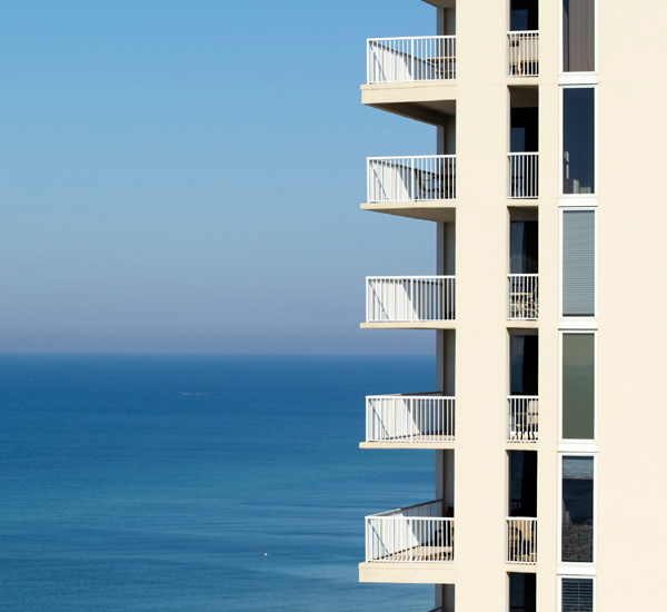 Stunning view from Grandview East Resort in Panama City Beach Florida