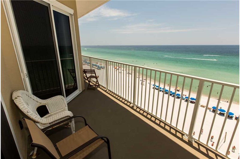 Enjoy your balcony at Grandview East Resort in Panama City Beach Florida