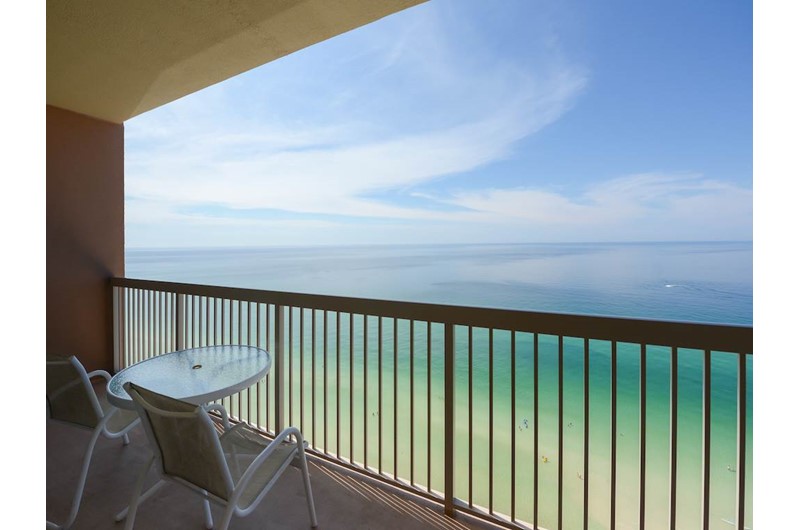 Nice view from the balcony at Sunrise Beach Condominiums  in Panama City Beach Florida