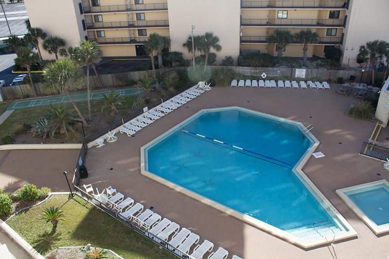 Great pool to relax in at Top of the Gulf in Panama City Beach FL