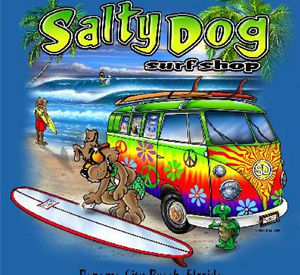 Salty Dog Surf Shop in Panama City Beach Florida