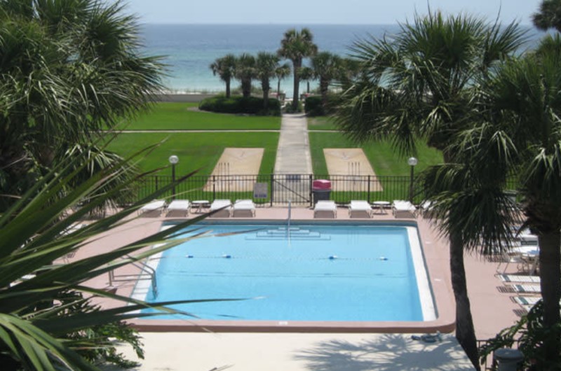 Seaside Villas Pool in Panama City Beach Florida