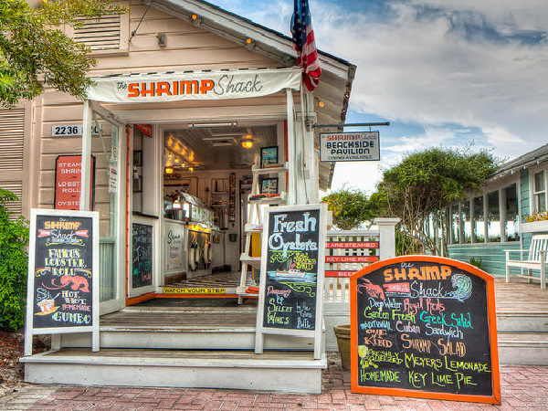 The Shrimp Shack in Highway 30-A Florida